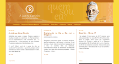Desktop Screenshot of aluznocaminho.org.br