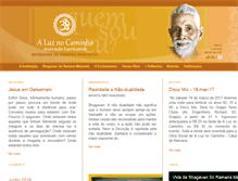 Tablet Screenshot of aluznocaminho.org.br